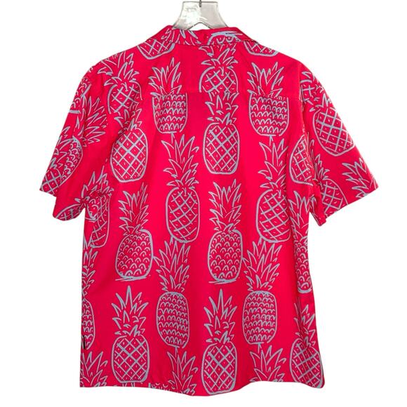 Brooklyn Cloth M Mens Pineapple Hawaiian Shirt Volley Swim Trunk Pink - Picture 4 of 12